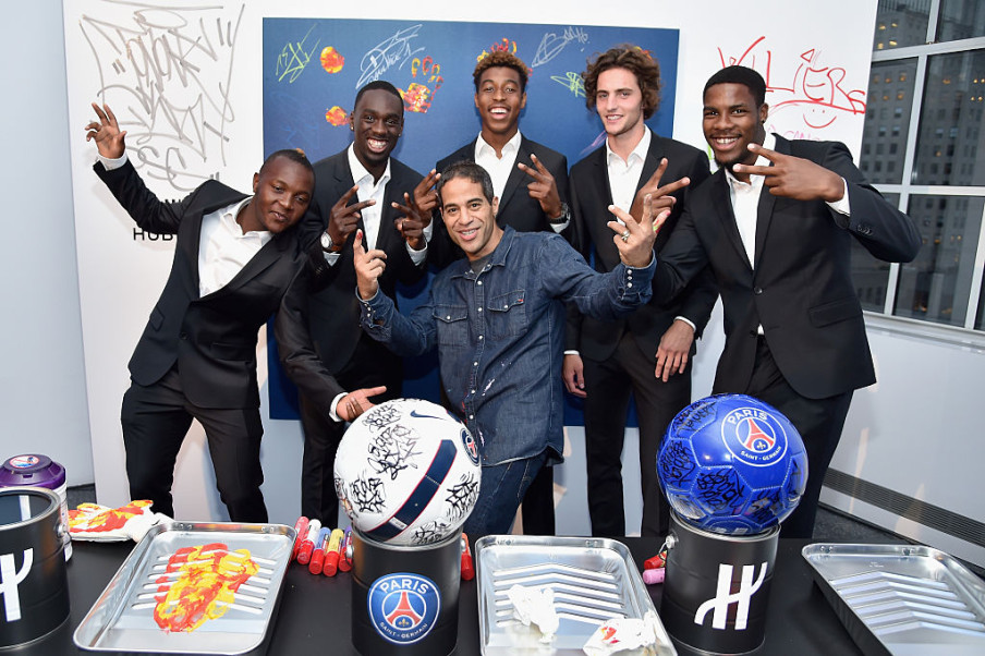 Hublot Launches Latest Timepiece With Paris Saint-Germain Team And Celebrates Partnership In New York City Mike Coppola/Getty Images Entertainment