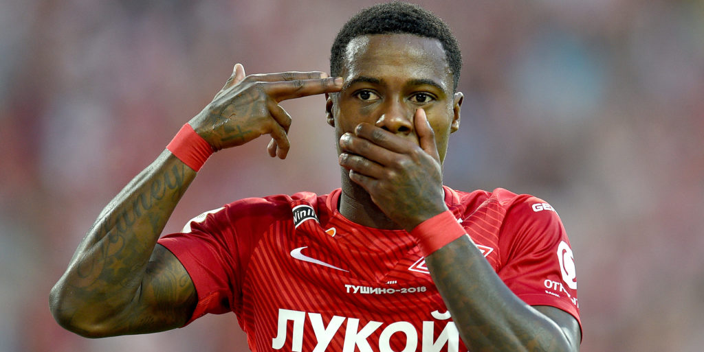 Everton claimed to have expressed January interest in Quincy Promes