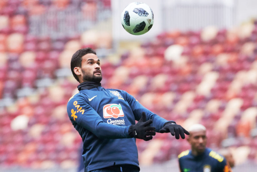 Brazil National Football Team Training Session In Moscow Epsilon/Getty Images Sport