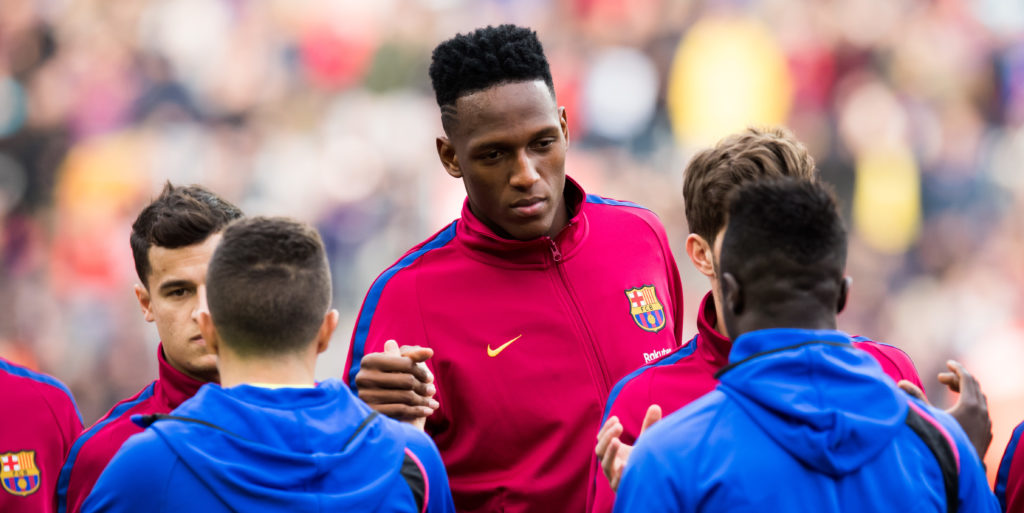 Lucas Digne urges Yerry Mina to join him at Goodison Park