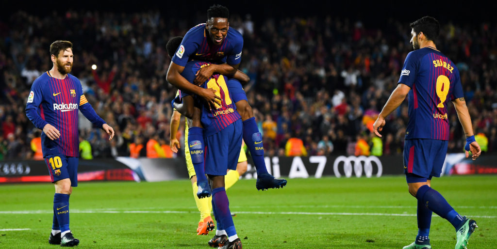 Mina not training at Barcelona as move edges closer
