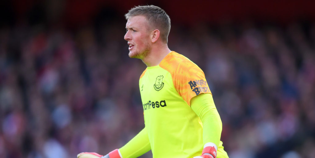 Jordan Pickford signs new six-year contract with Everton