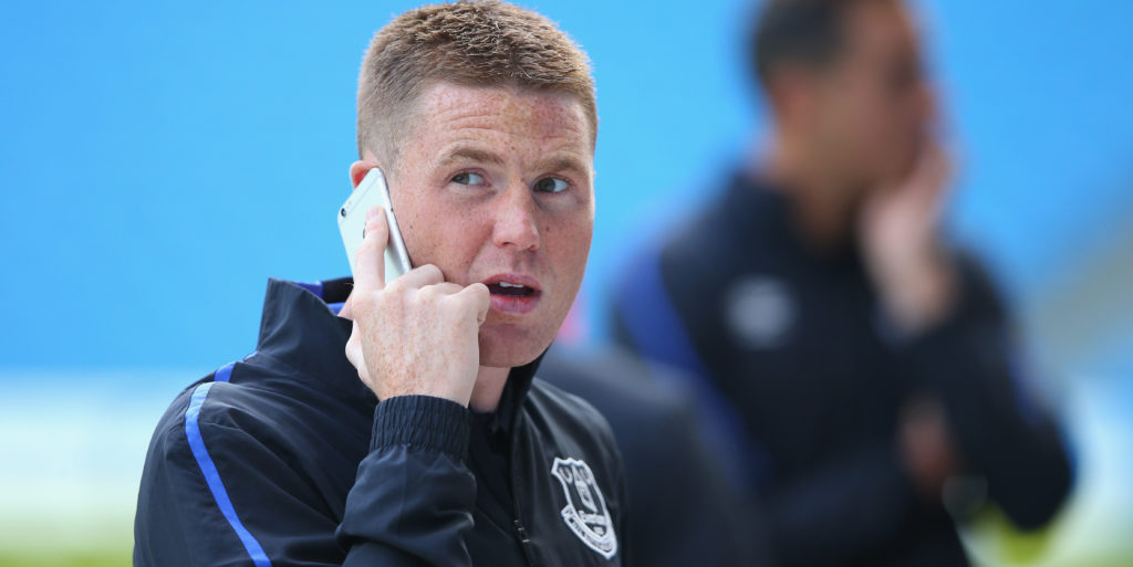 James McCarthy resumes training with Everton