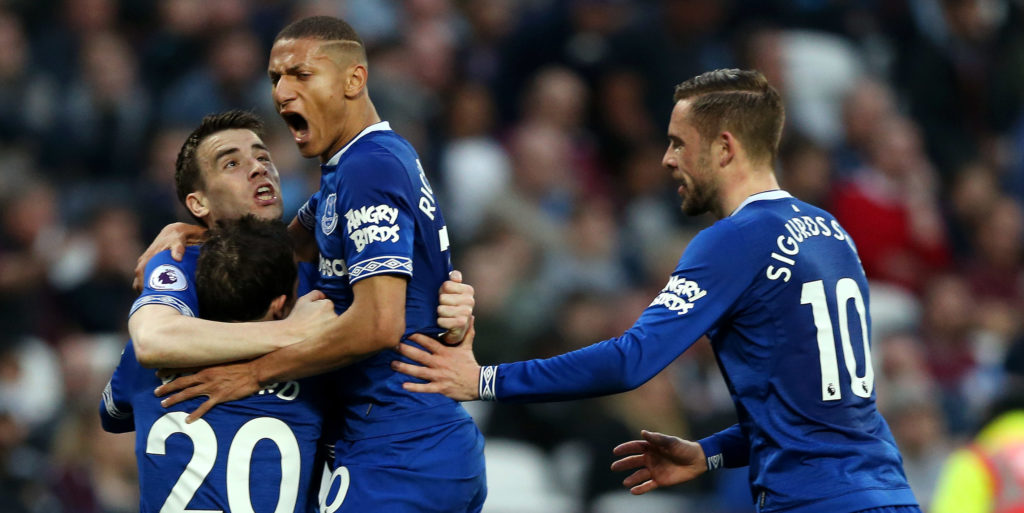 Who was Everton’s man of the match against West Ham?