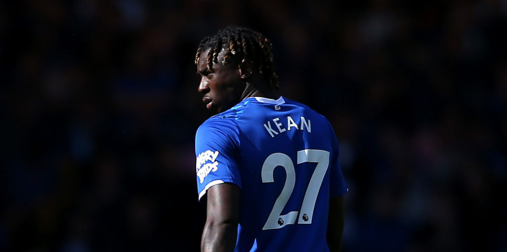 These Everton fans are furious at Kean being on the bench