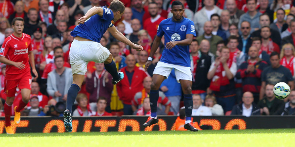 Everton fans reflect on anniversary of stunning Merseyside Derby strike