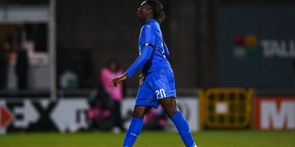 Kean sent off for Italy U21s – Fan Reactions