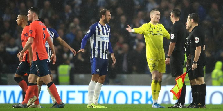 Everton fans lament VAR after controversial Brighton decision