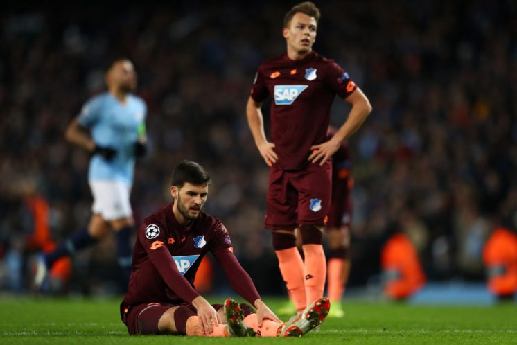 Manchester City v TSG 1899 Hoffenheim - UEFA Champions League Group F Michael Steele/Getty Images Sport