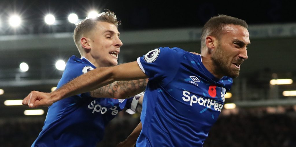 Stoppage time goal gives Everton 1-1 draw with Tottenham