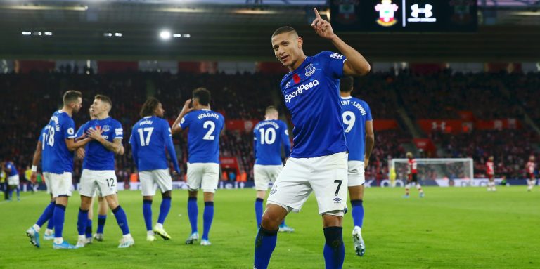 Richarlison strikes to give Everton first away win of the season