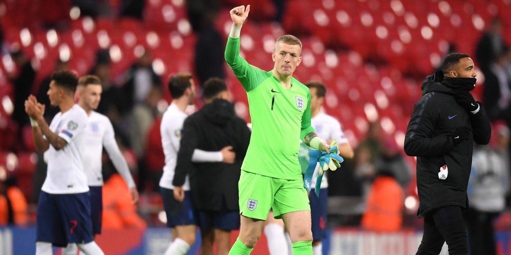 Pickford receives fan praise for England performance