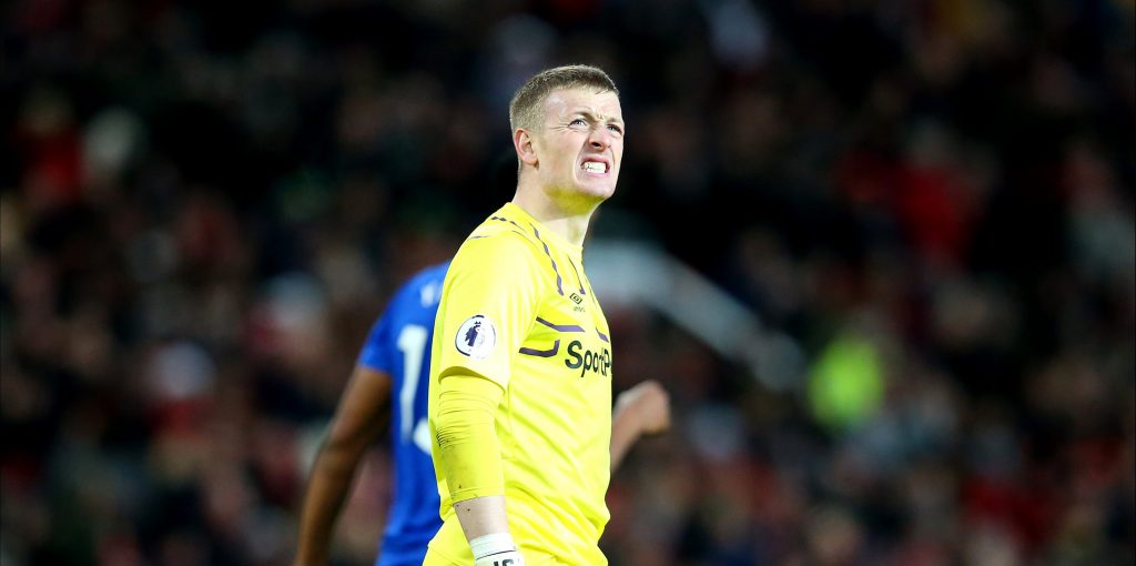 These Everton fans call for Pickford to be dropped