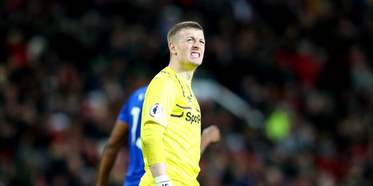 These Everton fans call for Pickford to be dropped