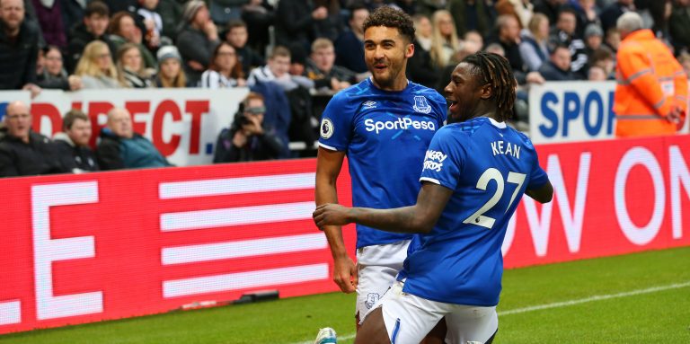 Everton fans are delighted to see Moise Kean start against West Ham