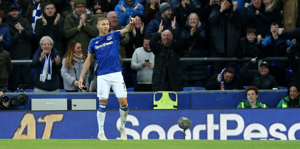 Everton grind out 1-0 win at home to Brighton
