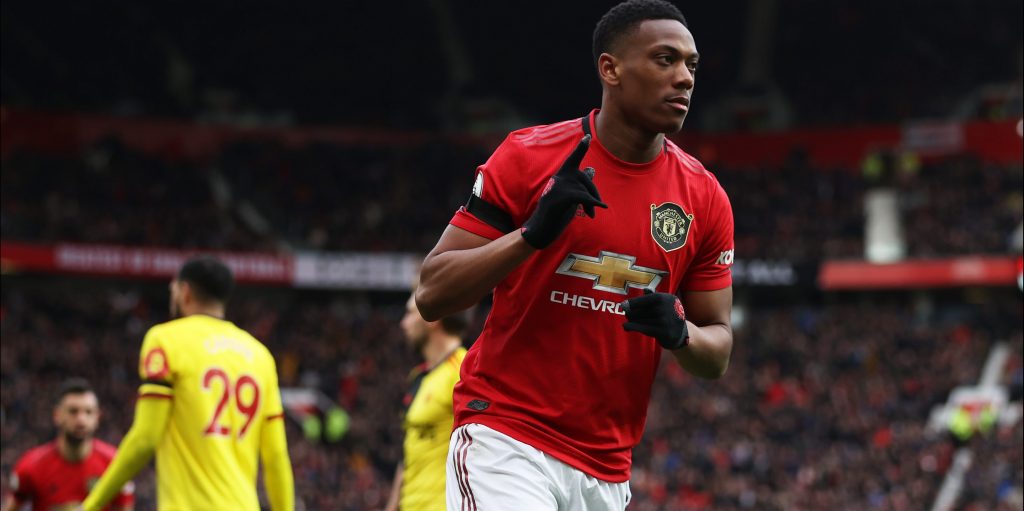 Martial is a doubt to face Everton on Sunday