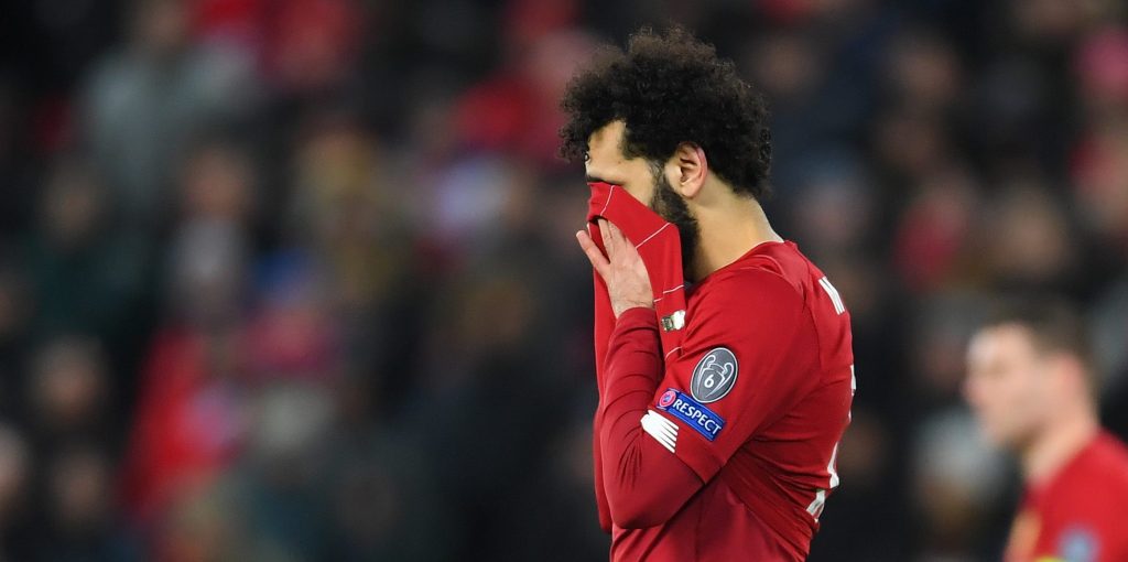 Mohamed Salah an injury doubt for the Derby