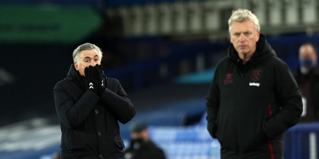 Carlo Ancelotti claims Everton striking a tactical balance in matches