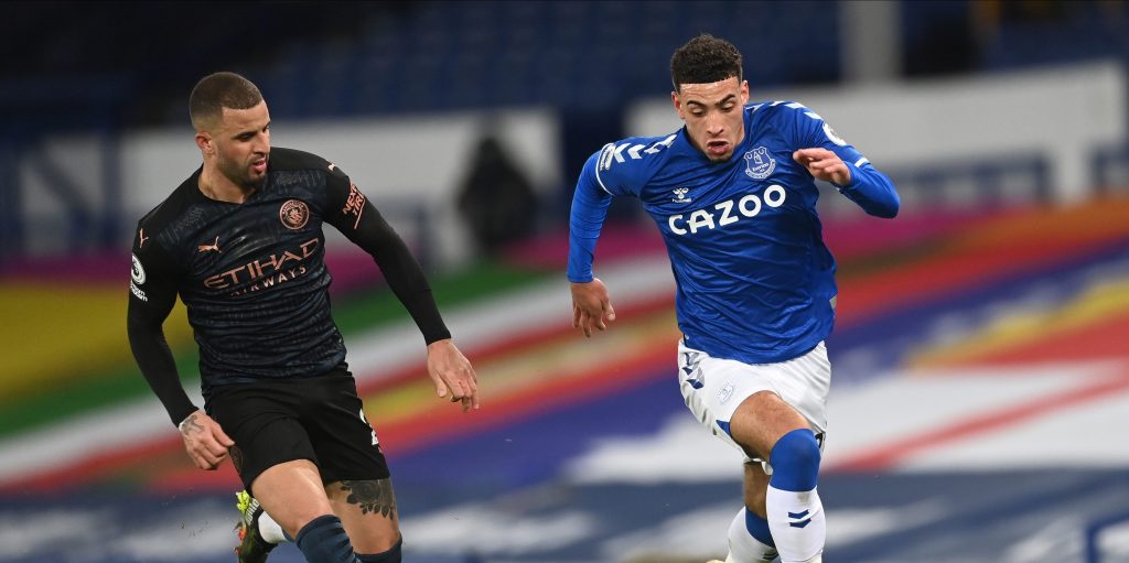 Everton fans praise Ben Godfrey despite defeat to Man City