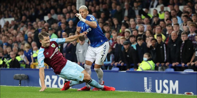 Michael Ball thrilled by Seamus Coleman during Everton flashpoint