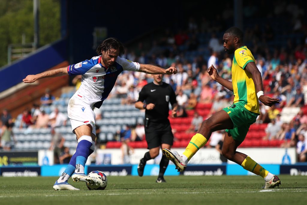 Ben Brereton Diaz in action for Blackburn Rovers against West Bromwich Albion