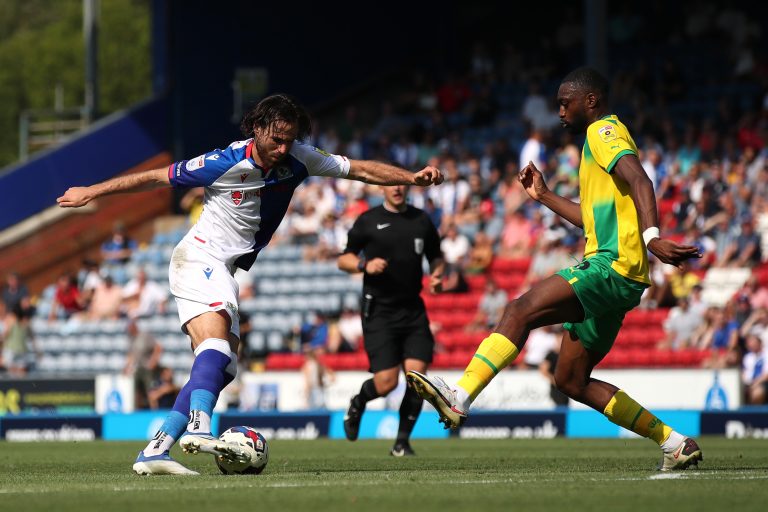 Ben Brereton Diaz in action for Blackburn Rovers against West Bromwich Albion