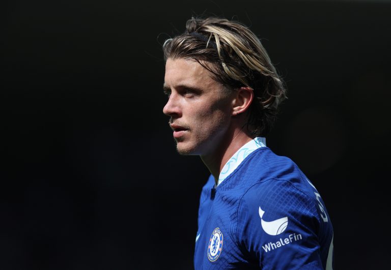 Conor Gallagher in action for Chelsea