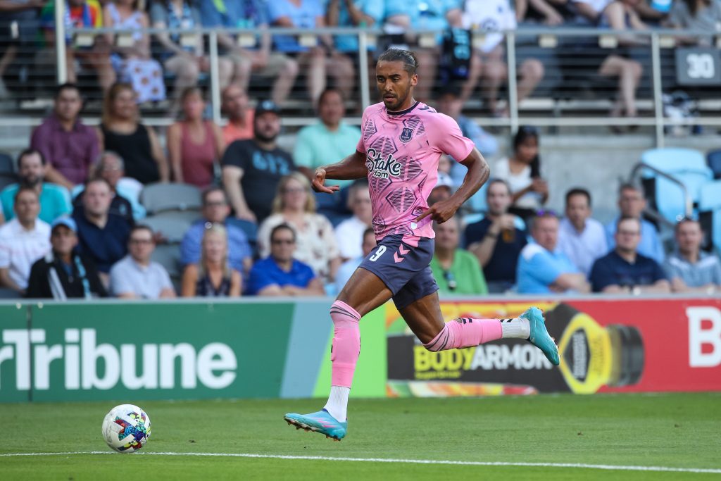 Dominic Calvert Lewin in action for Everton