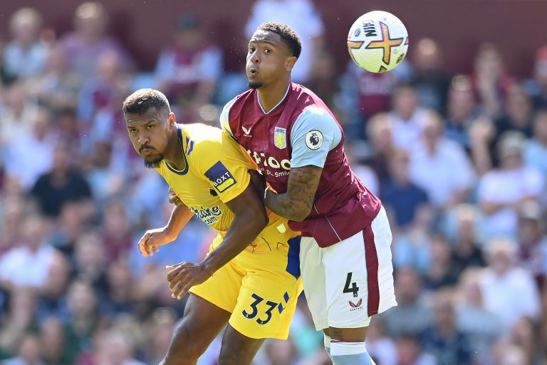 Salomon Rondon in action for Everton against Aston Villa
