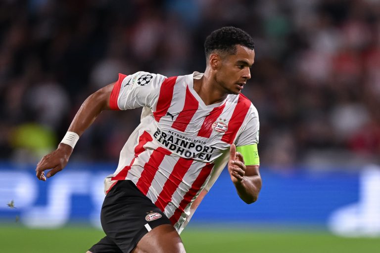 Cody Gakpo in action for PSV Eindhoven