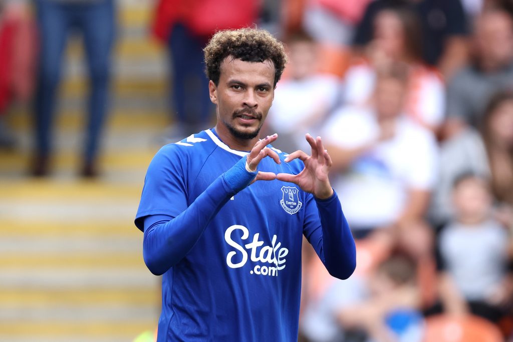 Dele Alli in action for Everton
