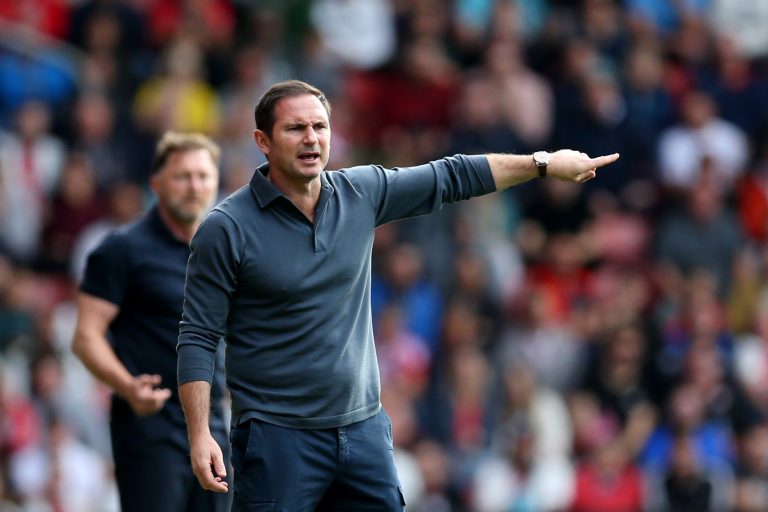 Frank Lampard on the touchline