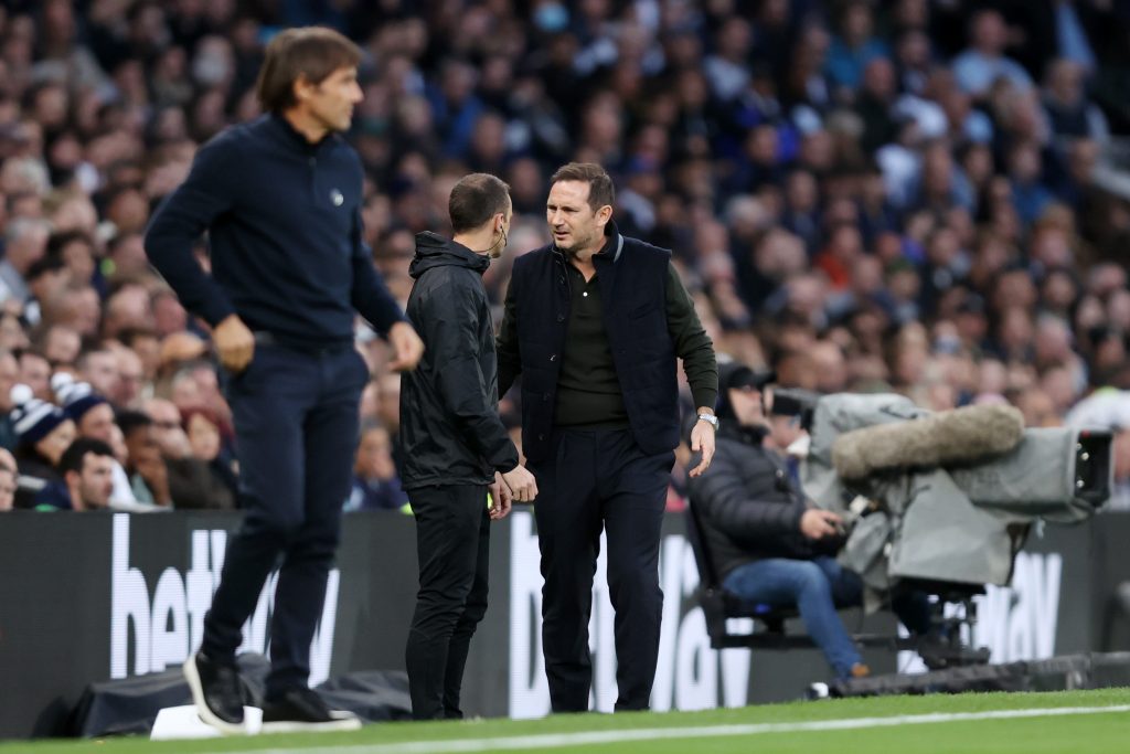 Frank Lampard on the touchline