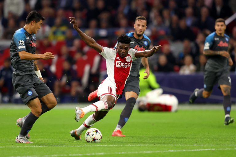 Mohammed Kudus in action for Ajax
