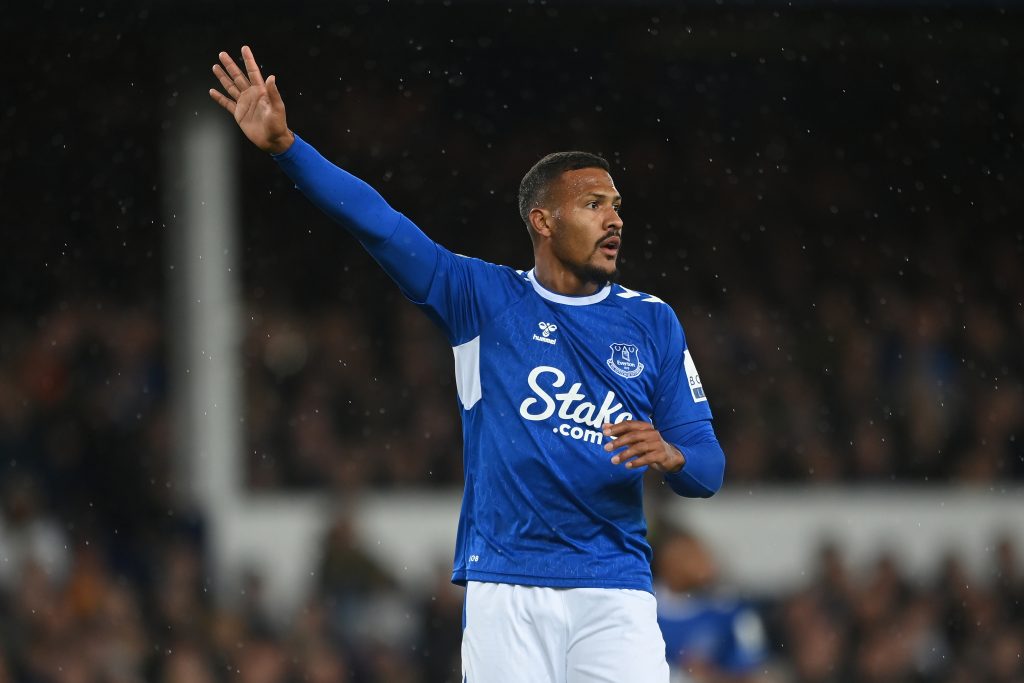 Salomon Rondon in action for Everton