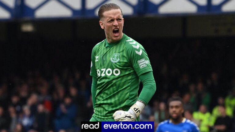 Jordan Pickford completes 100 clean sheets at Everton after Chelsea heroics