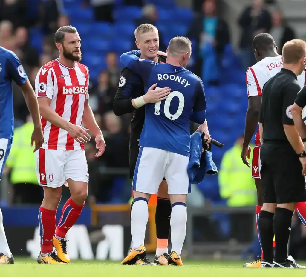 ‘I just love being here’, Jordan Pickford opens up on Everton loyalty to Wayne Rooney