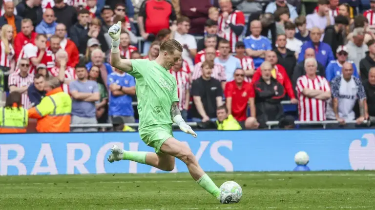 ‘I love this club’, Jordan Pickford on Everton’s progress, new stadium and World Cup dream