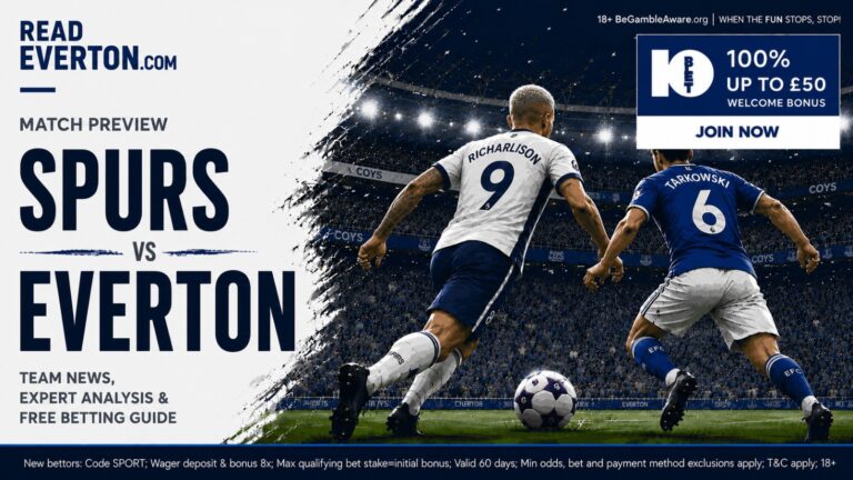 Tottenham vs Everton kick-off, team news, predictions and free betting guide