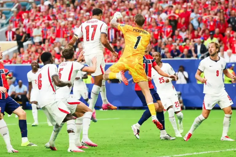 Pickford breaks England’s World Cup appearance record on a tricky night in Miami