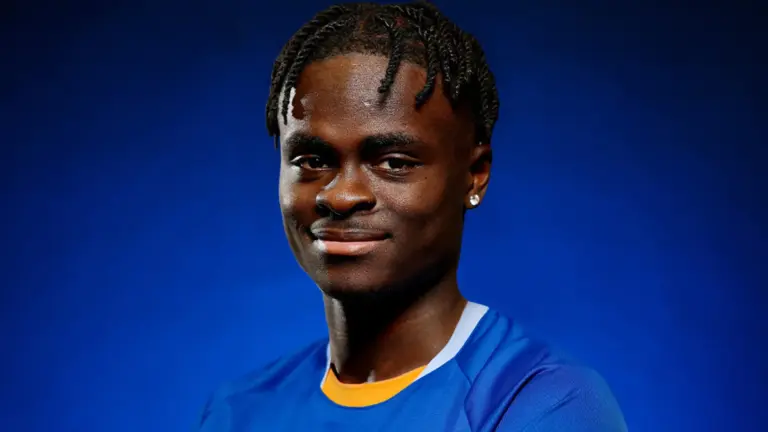 Tyrique George. Official Everton FC Image