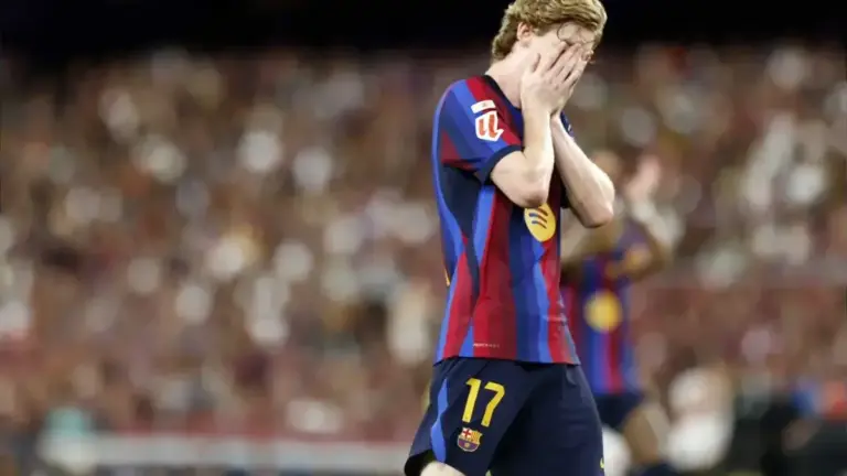 Anthony Gordon Steven Gerrard: Anthony Gordon in action for FC Barcelona