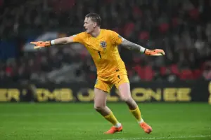 Three Everton players finish England win together as Pickford keeps clean sheet